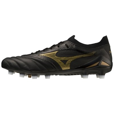 Zapatos De Fútbol Mizuno Morelia Neo IV Beta Japan Mujer - Negros / Dorados - Chile M704TOLIHC